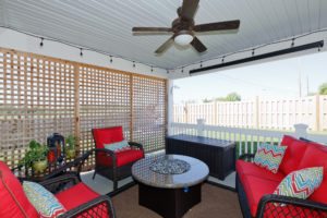 Sunny Home Rebuild patio