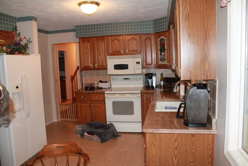 Before: front kitchen