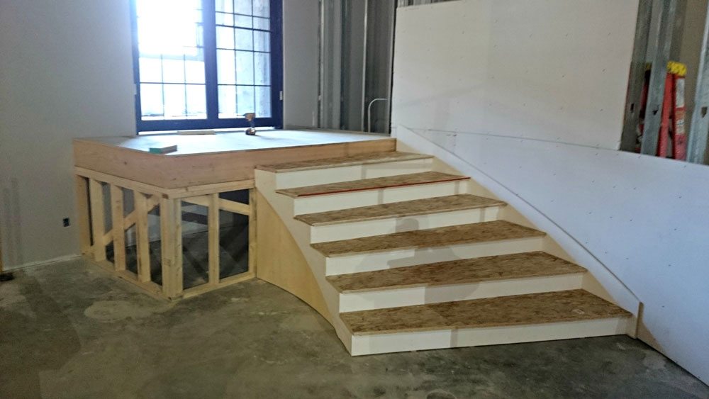 Thyme staircase framing