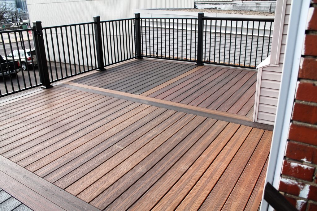 Sample synthetic deck material