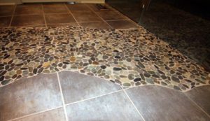 pebbled pathway tile