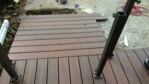 installation process of new deck